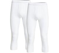Conta Doppelripp Herren-Unterhose, 3/4-lang im 2er-Pack weiss 8