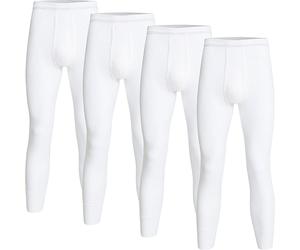 Conta Doppelripp Herren-Unterhose, lang im 4er-Pack 6 weiß
