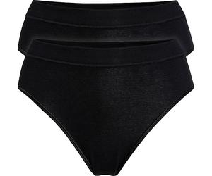 Conta Feinripp Damen-Slip im 2er-Pack 44 schwarz