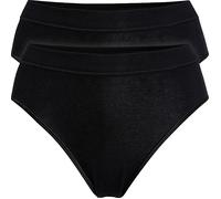 Conta Feinripp Damen-Slip im 2er-Pack 48 schwarz