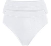 Conta Feinripp Damen-Slip im 2er-Pack 50 weiß