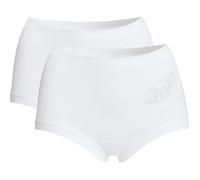 Conta Feinripp Damen-Taillenslip im 2er-Pack kochfest 48 weiß