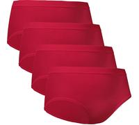 Conta Feinripp Damen-Taillenslip im 4er-Pack 40 rot