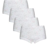 Conta Feinripp Damen-Taillenslip im 4er-Pack 54 weiß