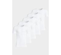 conta Herren Kurzarmshirt 5er Pack in Farbe weiss Größe 8