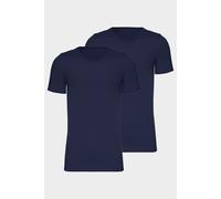 conta Herren Kurzarmshirt Rundhals in Farbe marine Größe M