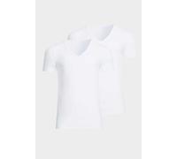 conta Herren Kurzarmshirt V-Ausschnitt in Farbe weiss Größe XXXL