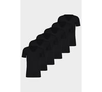 conta Herren Kurzarmshirt V-Ausschnitt in Farbe schwarz Größe XXXL