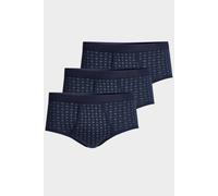 conta Herren Slip mit Eingriff 3er Pack in Farbe Druck marine Größe 8