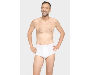 conta Herren Slip mit Eingriff in Farbe weiss Größe 5