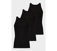 conta Herren Sportliches Unterhemd 3er Pack in Farbe schwarz Größe 7