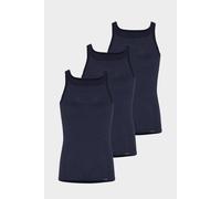 conta Herren Unterhemd 3er Pack in Farbe marine geringelt Größe 8