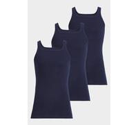 conta Herren Unterhemd 3er Pack in Farbe marine Größe 8