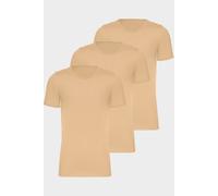 conta Herren Kurzarmshirt Rundhals in Farbe ton Größe XXXL