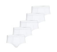 Conta Slip mit Eingriff Spar-Pack, Bequeme Unterwäsche für Herren im klassischen Design, aus 100% Baumwolle, weiß | 5er Spar-Pack, Gr.: 7/XL
