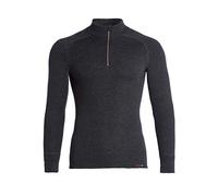 Conta Thermo Langarm Shirt mit Zipper für Herren, wärmendes Longsleeve aus natürlicher Baumwolle, bequemes Basic, Herrenbekleidung, Schwarz Melange, Größe: 9/3XL