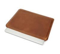 CONTACT'S FAMILY 40,6 cm (16 Zoll) MacBook Pro Leder-Laptophülle, schlanke Schutzhülle für MacBook Pro 16 Zoll, braun, 16.2 inch