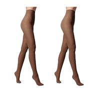 Conte elegant - Damenstrumpfhose - EPISODE - 50 DEN - Netzstrumpfhose - Gestrickte Mikrofaser - Samt - Weich - Feinstrumpfhose - Klassisch - Verstärkte Zehen Farbe Schattengröße 5