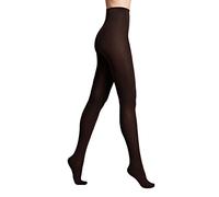 Conte elegant Damenstrumpfhose BAUMWOLLE 250 DEN mit Baumwolle und LYCRA Extra Dick Glatt Gleichmäßig Verstärkte Zehen Warm für Herbst und Winter Farbe Mocca Größe 4