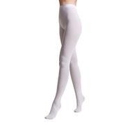 Conte elegant - Damenstrumpfhose - TRIUMF - 220 DEN - Netzstrumpfhose - Mikrofaser - Shapewear Damen Bauchweg - Tanzstrumpfhose - Gleichmäßig - Verstärkte Zehen Farbe Weiß Größe 4