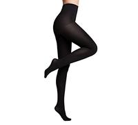 Conte elegant - Damenstrumpfhose - VELOUR ACTIVE - 100 DEN - mit Schlankheitshose - Formt Bauch - Formt Taille - Glitzer Netzstrumpfhose - Tanzstrumpfhose - Formy Hüfte - Matt Farbe Schwarz Größe 5