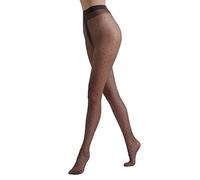 Conte elegant gemusterte Damenstrumpfhose mit Punkten - 20 DEN POLKA DOTS Muster Feinstrumpfhose Damen Strumpfhose extrem elastisch - DOTS Lycra Farbe Grafit Größe 4