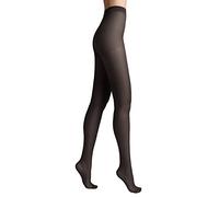 Conte elegant matte Damenstrumpfhose mit Seideneffekt - NUANCE 20 DEN - verstärkte Feinstrumpfhose Damen Strumpfhose extrem elastisch - Farbe Schwarz Größe 2