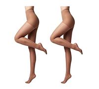 Conte elegant modellierende Damenstrumpfhose 2er Pack - ACTIVE 40 DEN - Stimuliert die Blutzirkulation formende Feinstrumpfhose Damen Strumpfhose - Farbe Bronz Größe 6