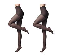 Conte elegant modellierende Damenstrumpfhose 2er Pack - ACTIVE 40 DEN - Stimuliert die Blutzirkulation formende Feinstrumpfhose Damen Strumpfhose - Farbe Schwarz Größe 5