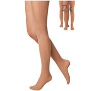 Conte elegant Princess Schicke Kinderstrumpfhose - Alltagsstrumpfhosen - Ballettstrumpfhosen - Ballett Strumpfhose Kinder - Tanzstrumpfhose für Mädchen - 40 DEN - 104-110 - Beige - 2 Stück