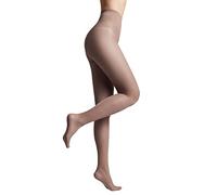 Conte elegant seidige Damenstrumpfhose mit verstärktem Höschen - BIKINI 20 DEN - Feinstrumpfhose Damen Strumpfhose extrem elastisch - Farbe Grafit Größe 2