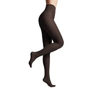 Conte elegant seidige Damenstrumpfhose mit verstärktem Höschen - BIKINI 40 DEN - Feinstrumpfhose Damen Strumpfhose extrem elastisch - Farbe Schwarz Größe 3