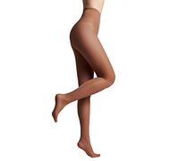 Conte elegant seidige Damenstrumpfhose mit verstärktem Höschen - BIKINI 40 DEN - Feinstrumpfhose Damen Strumpfhose extrem elastisch - Farbe Mocca Größe 3