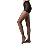 Conte elegant - Strumpfhose Balance Push Up Effekt - Damen Strümpfe 15DEN - Bauchmodellierung, Hohe Taille Butt Lift, Feines Weiches Material Pantyhose für Frauen - Schwarz - Größe 5