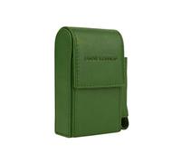 Conte Massimo Zigarettenetui aus Echtem Leder mit Feuerzeugfach - Für Herren und Damen - Zigaretten- und Feuerzeughalter