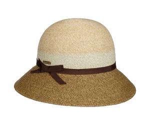 Contrast Brim Toyo Damenhut by Stetson natur-braun M (56-57 cm)