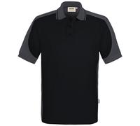HAKRO Performance Regular Fit Poloshirt Schwarz/karbongrau, Zweifarbig