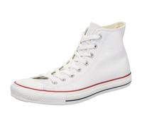 Sneaker CONVERSE "Chuck Taylor All Star Basic Leather Hi", Damen, Gr. 45, weiß, Leder, Schuhe Skaterschuh Sneakerboots Canvassneaker Sneaker high (275083-45) weiß