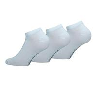 Converse 3 Paar Low Cut Socken - Knöchellang - Glatte Zehennaht - Baumwolle - Unisex (Weiß, 43-46)
