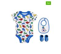 Converse 3tlg. Erstlingsset in Weiß - Größe 50-68 | Baby Bodys