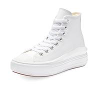 CONVERSE A04295C Chuck Taylor All Star Move Platform FOUNDATIONAL Leather Damen White/Black/White EU 37