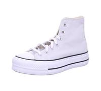 Sneaker CONVERSE "CHUCK TAYLOR ALL STAR LIFT PLATFORM" Gr. 37, barely grey, white, black Schuhe Schnürstiefeletten (54112361-37)