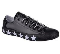 Converse, All Star Ctas Ox, Miley Cyrus Chuck Taylor, Sneaker, modisch, lässig, Black Patent, 37.5 EU