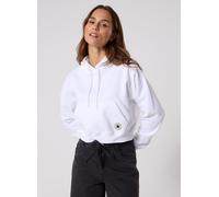 Converse - Bekleidung Chuck Cropped Hoodie - Weiß - Größe L
