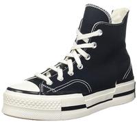 Converse Chuck 70 Plus Canvas, niedrige Turnschuhe für Damen, Schwarz, 36 EU