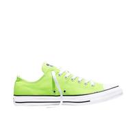 Converse Chuck Taylor All Star Canvas Low Damen Sneaker 39 EU OX Low Top Leicht Canvas Atmungsaktiv Lifestyle Casual Streetwear Gummisohle Kultmodell Neongrün