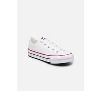 Converse 372862C Chuck Taylor All Star Eva Lift Canvas Platform Sneaker Unisex White/Garnet/Navy 27