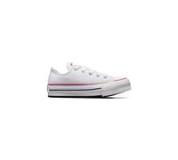 Converse Chuck Taylor All Star Eva Lift Canvas Platform Sneaker, White/Garnet/Navy, 33 EU