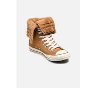 Converse - Chuck Taylor All Star Fold-Over X-Hi Faux Fur - braun - Sneaker - Größe 39 1/2