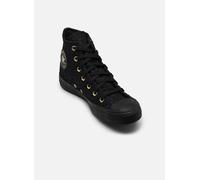 Sneaker CONVERSE "CHUCK TAYLOR ALL STAR LACE", Damen, Gr. 39,5, schwarz (schwarz, schwarz, gold), Textil, Schuhe Sneaker (54578861-39,5) schwarz, schwarz, gold